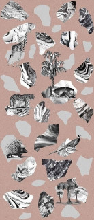Ornamenta Operae Collage Pink 120x278