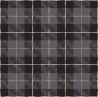 Ornamenta Tartan Black 60x60