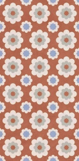 Piemme Valentino Homey Flower Cotto Nat 60x120H0.95