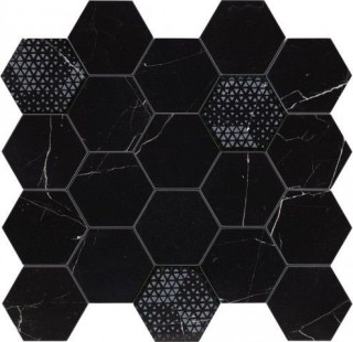 Valentino Majestic Hexagon Royal Nero 34x36
