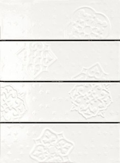Ragno Brick Glossy Dec Mix 4 White R4GP 10х30