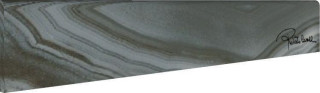 Roberto Cavalli Agata Battiscopa Nero Lapp. Firma 9,5х60