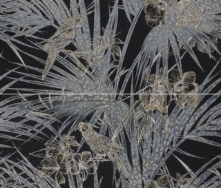 Roberto Cavalli Nat.Black Tropic.A+C 64X75