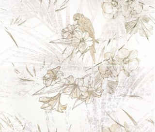Roberto Cavalli Nat.White Tropic.B+D 64X75