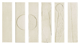 Settecento Koine Alphabet Gesso 4.5x18.6H0.9