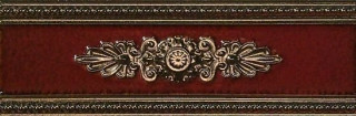 Vallelunga Lirica Bordeaux Listello Decorato 10х30
