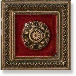 Vallelunga Lirica Tortora Bordeaux Cornice 10х10