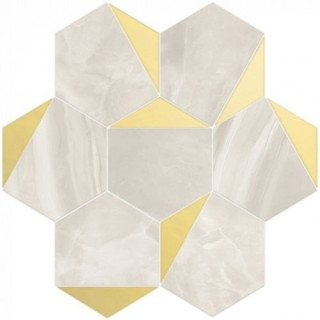 Vallelunga Nolita Esagona Triangoli Oro 30x28