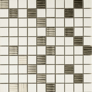 Versace Gold Mosaico Bianco/Platin 25х25