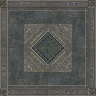 Versace Greek Antracite/Oro 160x160