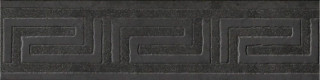 Versace Palace Gold Fascia Greca Black 9,8х39,4