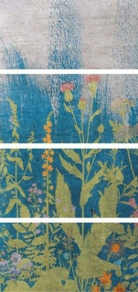 Wide&Style Botanical Blue A CP4 120х240