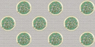Wide&Style Scordar Salvia/Oro 60x120