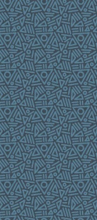 Wide&Style Tribe Blue 120x278