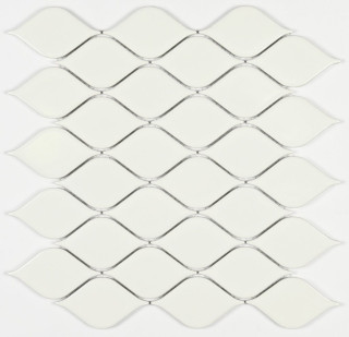 Bonaparte Melany White Glossy 4.8x8.6 6mm 26.4x28