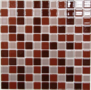 Bonaparte Стеклянная мозаика Brown mix 30,0х30,0