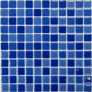 Bonaparte Стеклянная мозаика Blue wave-1 30,0х30,0