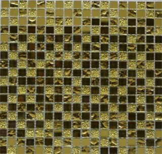 Bonaparte Стеклянная мозаика Mirror gold 30х30