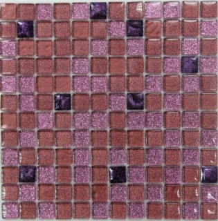Bonaparte Стеклянная мозаика Satin Rose 30х30