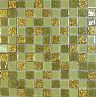 Bonaparte Стеклянная мозаика Shine Gold 30х30