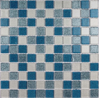 Bonaparte Стеклянная мозаика Shine Blue 30х30
