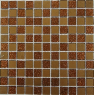 Bonaparte Стеклянная мозаика Shine Brown 30х30