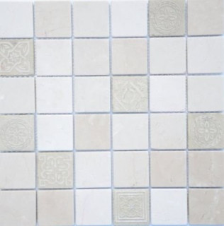 Caramelle Art Botticino MAT 8mm 48x48x8 30x30x0,8