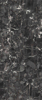 Florina Ceramics Nero Breccia Honed 6mm 120x278H0.6