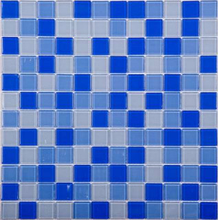 NS Mosaic Crystal J-347 Стекло (25*25*4) 30x30