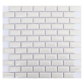 Orro Mosaic Ceramic White Bar 30х30х0,4