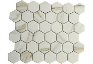 Orro Mosaic Ceramic Sota Statuario 6mm 32.5x28.1