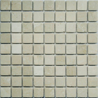 Orro Mosaic Stone Botticino Tum (3x3) 30.5x30.5H0.7