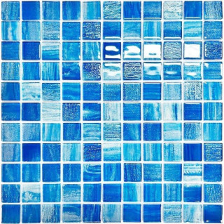Orro Mosaic Glass Blue Bay (2.5x2.5) 4mm 30x30