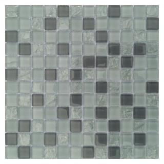 Orro Mosaic Glass Gray Crush 30х30х0,8