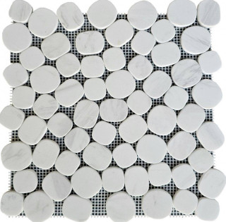 Pixel Mosaic PIX 310 Volakas White Mat 6mm 30x30