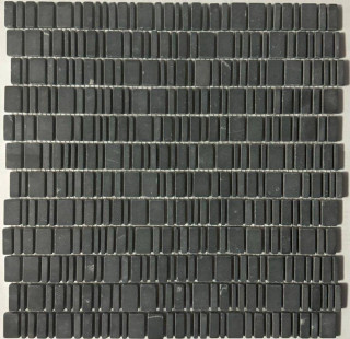 Pixel Mosaic PIX 317 Мрамор King Black 6mm 31x30.7