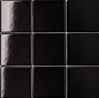 Starmosaic Homework Black Glossy (9.7x9.7) 30x30