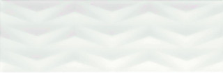 Ceramika Konskie Snow Glossy Axis White struktura 25x75