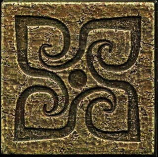 Polcolorit Magma Olambrilla Metalica (латунь)7,5х7,5