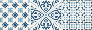 Tubadzin D-Avignon Cobalt 2 14,8x44,8