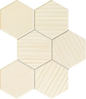 Tubadzin Horizon Mos Hex Ivory 28,9х22,1