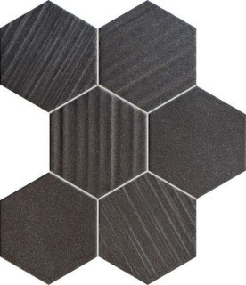 Tubadzin Horizon Mos Hex Black 28,9х22,1