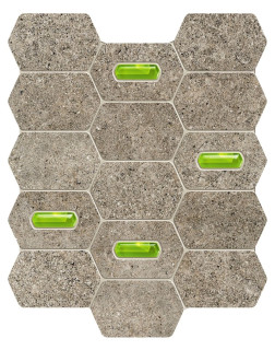 Tubadzin Mozaika Lemon Stone Grey 29,8х25