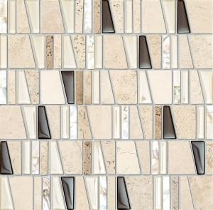 Tubadzin Mozaiki Drops Stone Beige 30х30