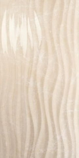 Love Ceramic Marble Curl Beige Shine 35х70