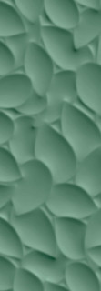 Love Ceramic Genesis Leaf Green Matt Rett 35x100