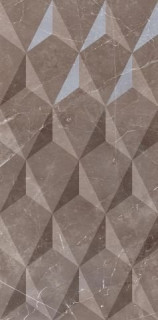 Love Ceramic Marble Bliss Tortora Shine Ret 35х70