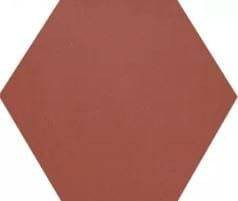 TopCer Base Loose Hex Smooth Brickred 10x10