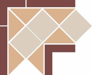 TopCer Odessa 2 Corner Strip 21.6x21.6