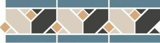 TopCer York Yellow Border 42,2x12,2